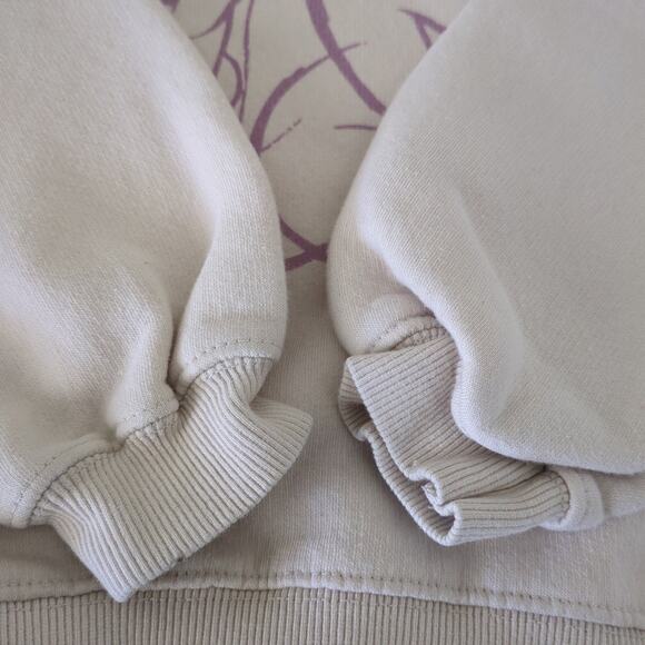 Zara Disney Girls Chip and Dale pullover long sleeve sweater cream color size 8 - Picture 6 of 9